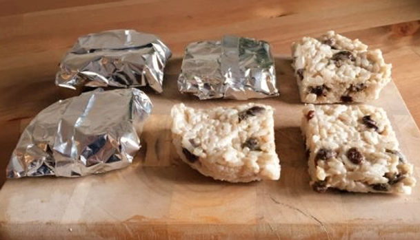 Ham and Fig Rice Cakes