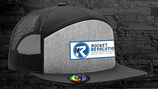 Rocket Revolution Weevil flat bill trucker hat
