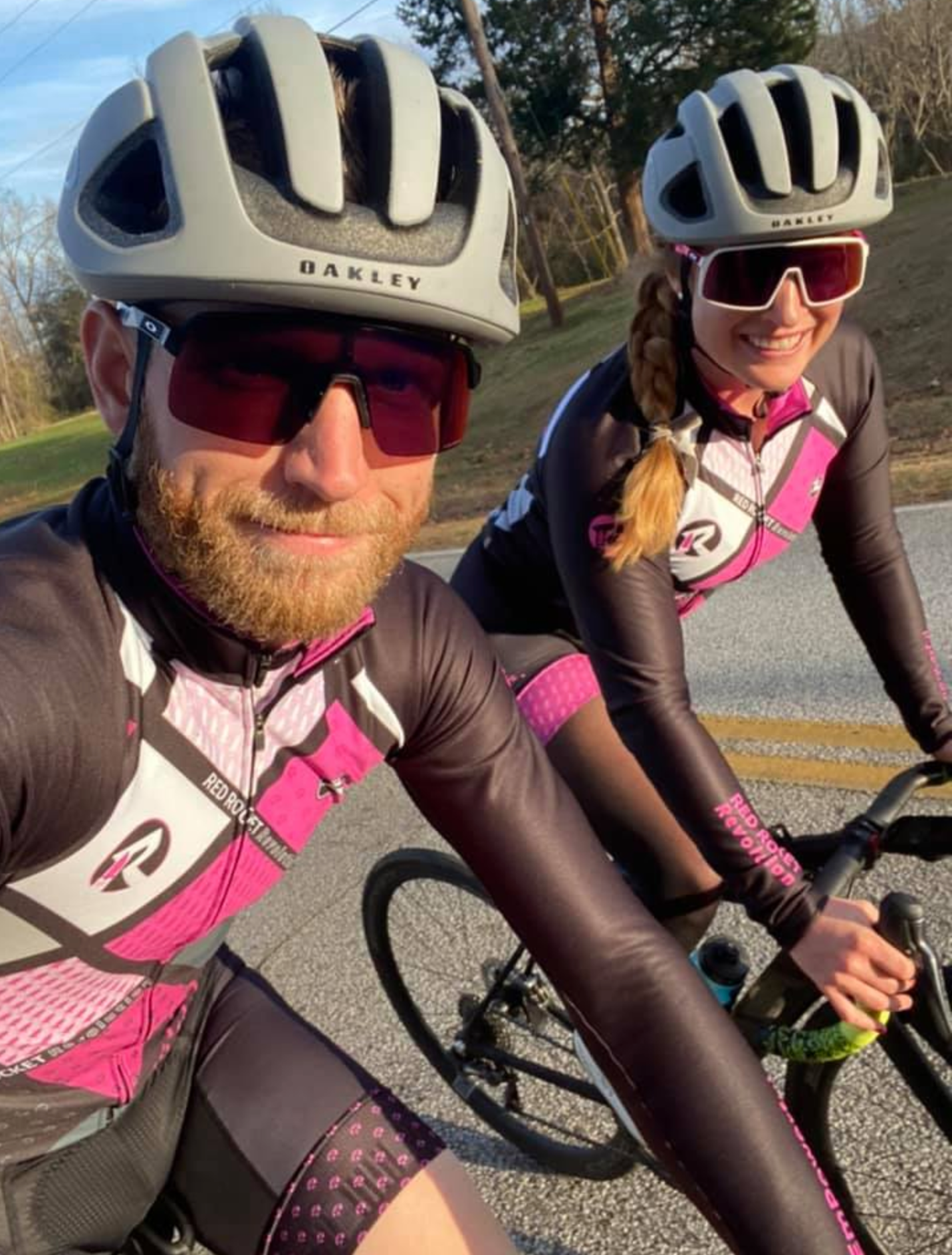 Giordana Pink Rocket's Thermal Long Sleeve Jersey
